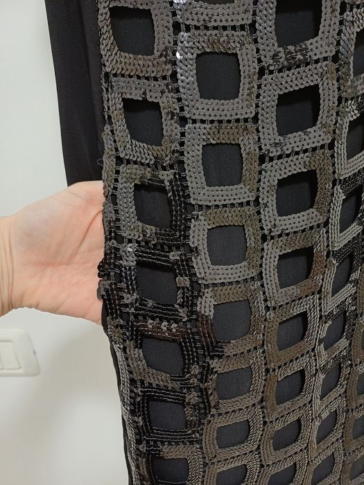 Rochie neagra cu paiete URMA S_36
