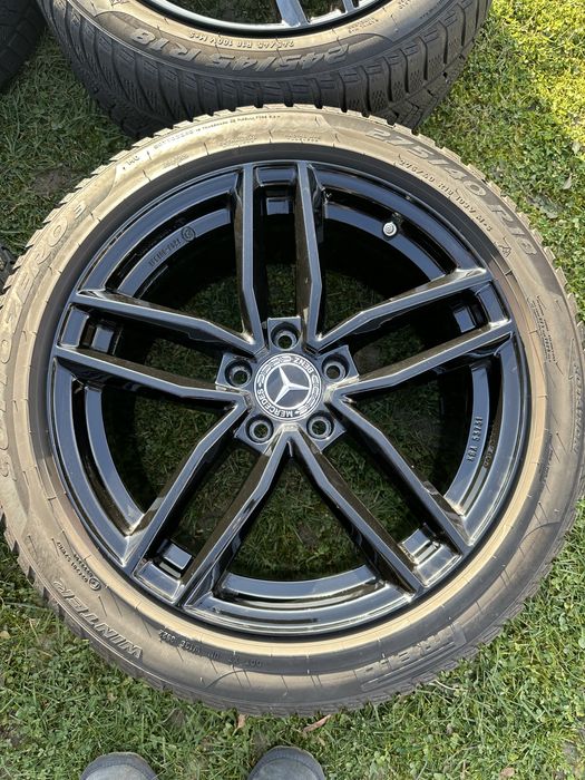 Roti/Jante Mercedes E class pe 18 in 2 latimi cu anvelope de iarna