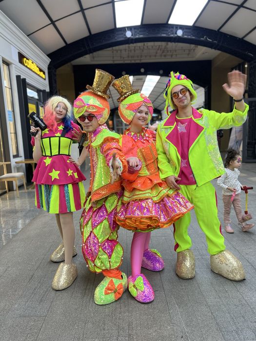 Национальные куклы. Аниматоры. Шоу. Узбекские головы. Мимы. Эльза.