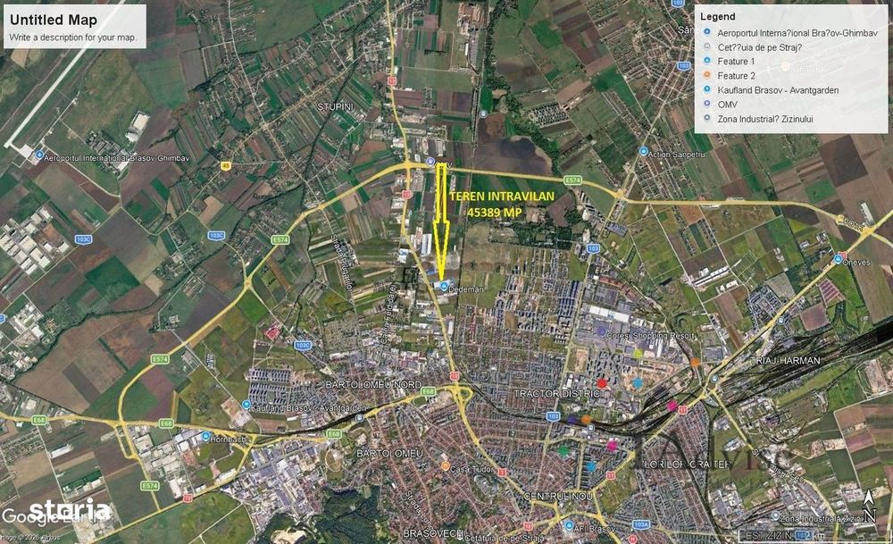 Teren De Vânzare – Zonă Excelentă, Lângă Dedeman Griviței, Brașov