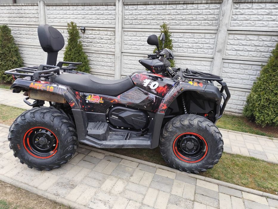 Schimb atv cu stivuitor