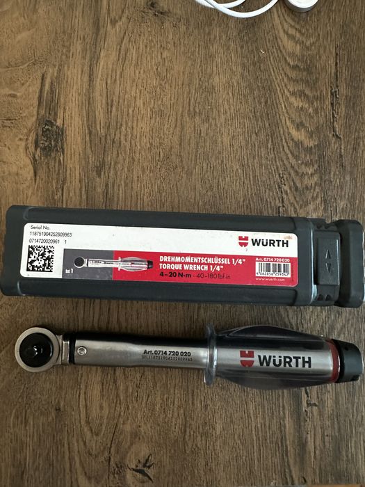 Wurth динамометричен ключ 4-20 Nm