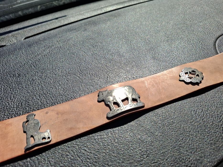 Италиянски колан естествена кожа