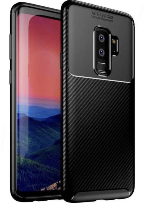 Samsung S9 S9 S10 Plus - Husa AF 0,3MM Silicon Carbon Neagra, Black