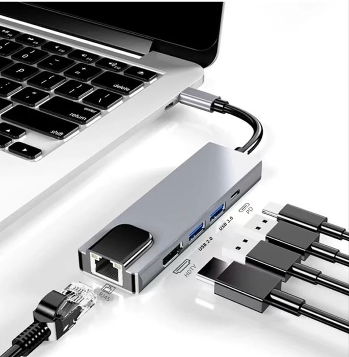 Док-станция 5 в 1, Fast Ethernet Adapter