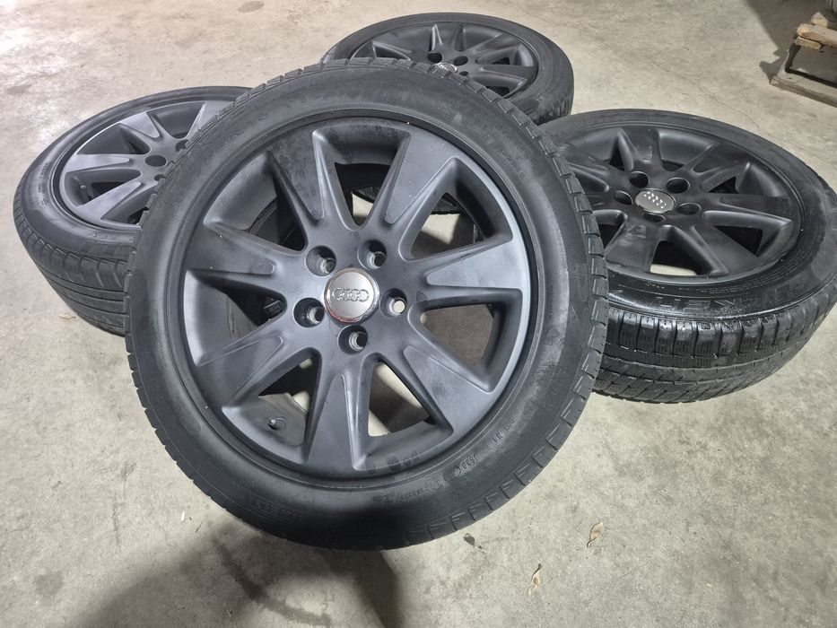 5х112/16 с гуми Ауди Фолксваген Шкода Сеат 5x112/16 VW Skoda Audi Seat