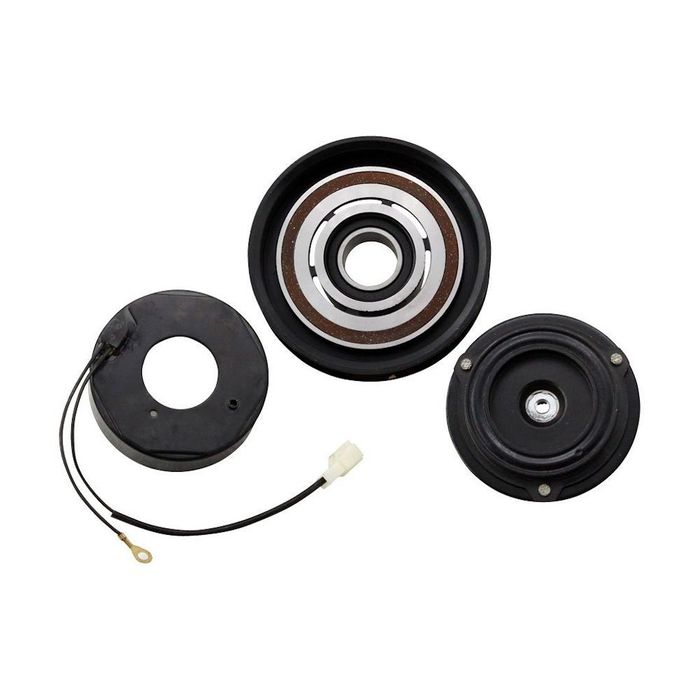 Ambreiaj compresor aer conditionat, fulie AC Honda Accord, 2002-2008, motor 2.4; 2.0 benzina rulment 30x52x22, diam. fulie 130mm, compresor tip 10S17C 7 nervuri