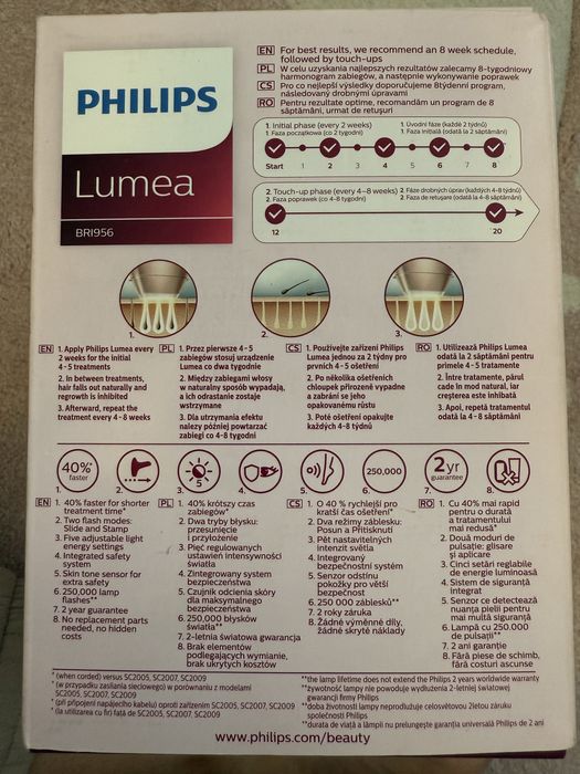 Epilator IPL Philips Lumea Prestige BRI956