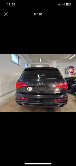 На части Ауди Q7 4L фейса 3.0TFSI 333кс shadow line 7 места