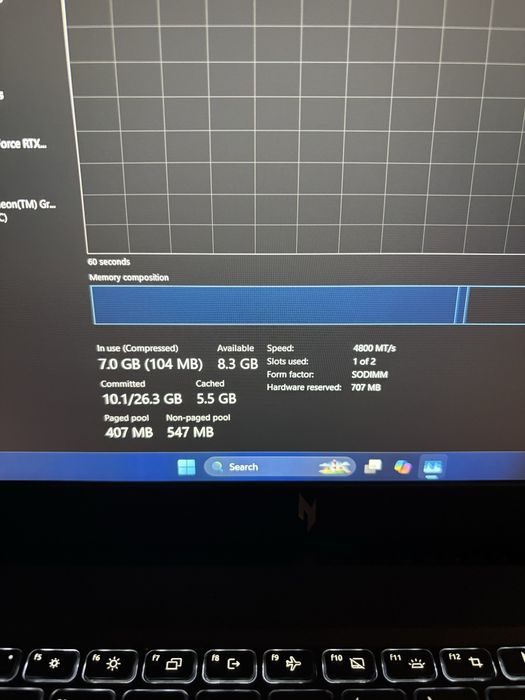 Laptop Gaming Acer Nitro V 15 – Ryzen 7 7735HS, RTX 4050, 16GB, 165Hz