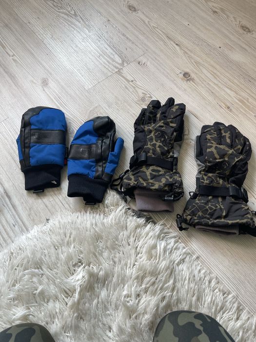 The North Face и Burton— 2 броя Детски ски ръкавици