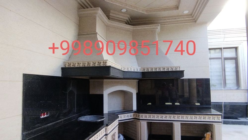 Летняя кухня Барбекю очаг Камин Пицца Печь