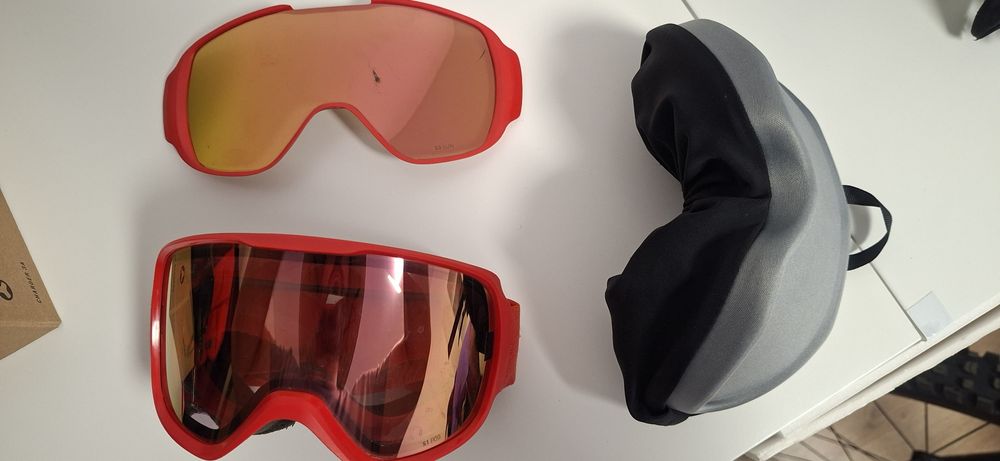 Casca ski cu ochelari