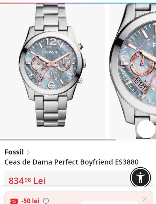 Ceas de dama perfect boyfriend ES3880 original