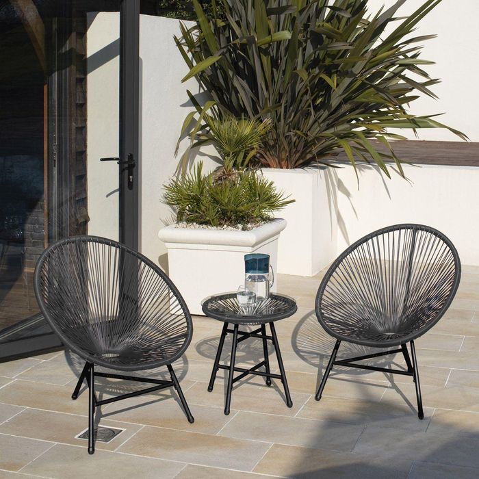 Луксозен Комплект Acapulco от Кафяв Ратан – За Балкон, Веранда и Гради