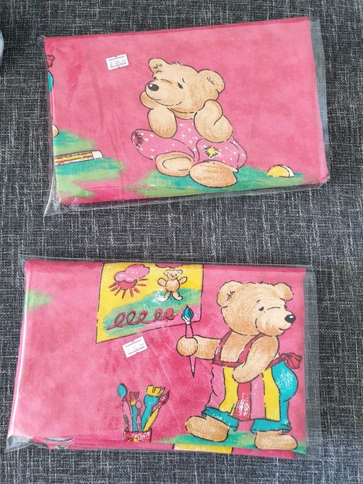 Намален от 137лв-Комплект чаршафи Сафари-животни за детско легло Памук