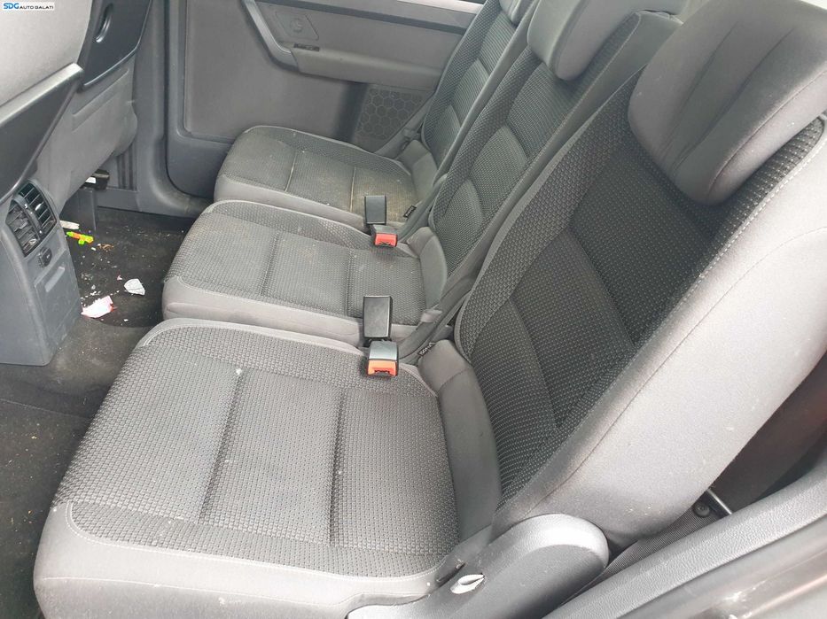 Interior Textil 5 Locuri Fara Incalzire Scaun Scaune Stanga Dreapta Fata si Bancheta cu Spatar Volkswagen Touran 1T3 2010 - 2015 [K5535]