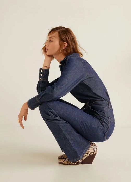 Шикарный комбинезон из денима от Манго! Новый!