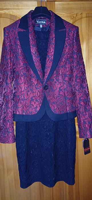 Разкошен Костюм-САКО+РОКЛЯ на YASHA Fashion!НОВ! Стил и Изисканост!№46