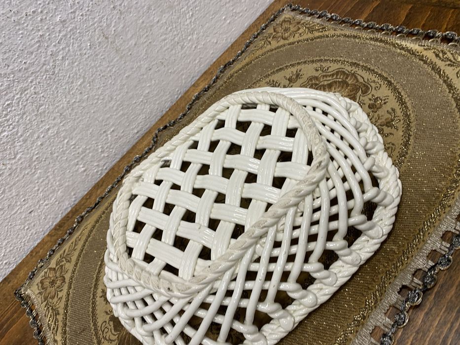 Италианска мрежеста фруктиера от порцелан