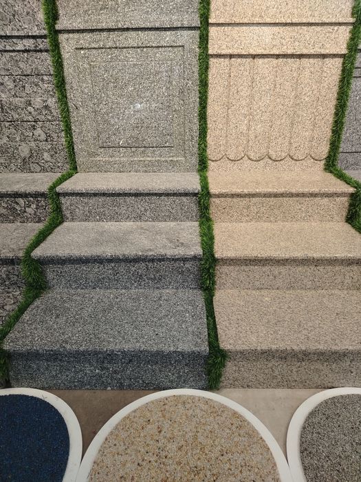 Гранит Брусчатки Каменный ковёр Травертин