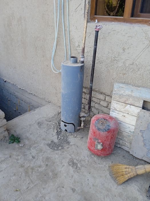 Самодельный газовый ваденной котёл Б/У