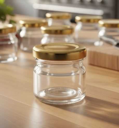 Бурканче за мед и лъжичка за мед