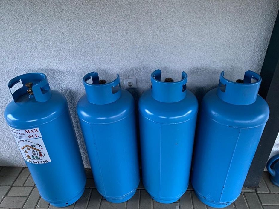 BUTELIE GPL 80L centrala termica, aragaz, convector