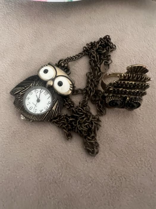Часики сова и кольцо 5000