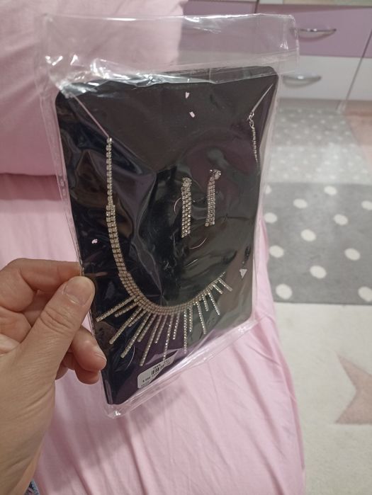 Комплект колие с обеци