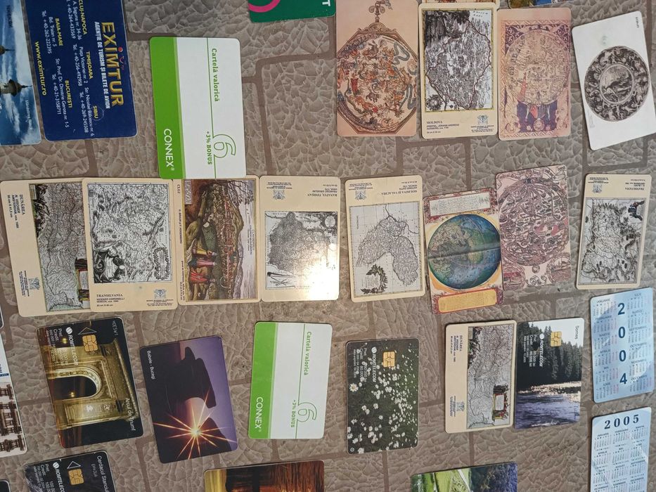 Colecție/set 100 cartele telefonice vechi anii 2000/Peste20 aniVintage