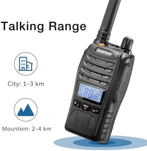 BAOFENG BF-88ST Pro PMR446 pachet 4 statii walkie talkie raza 3 km