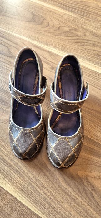 Pantofi piele, mar 37, toc gros