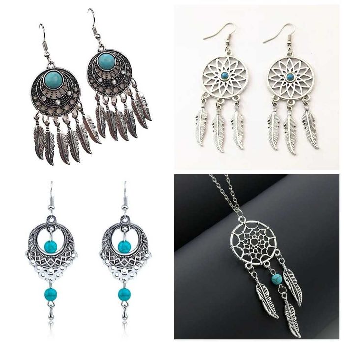 Серьги-висюльки и на гвоздике