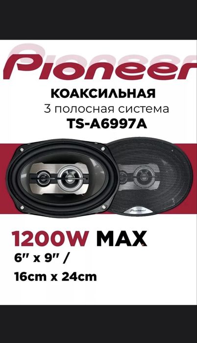 Pioneer 1200 колонки