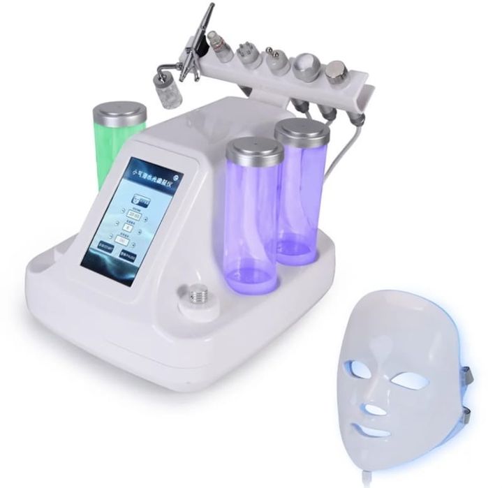 Косметологический аппарат 7 в 1 Hydra Facial + LED маска