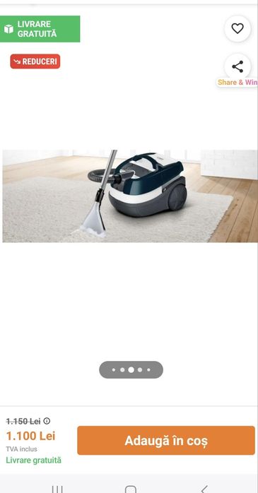 Aspirator cu spalare Bosch