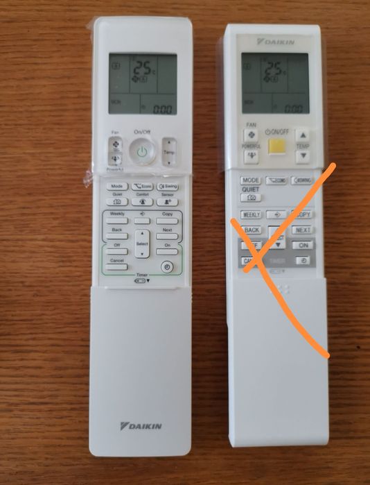 Дистанционни за климатик DAIKIN , 2 модела, нови