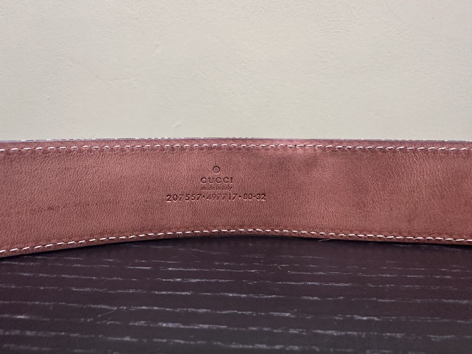 Ремень Gucci GG Supreme Heart Crest