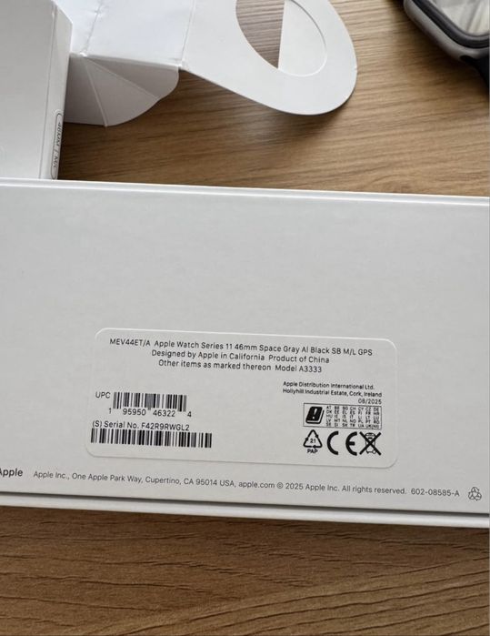 Vand Ceas Apple Watch seria 11 46mm Space Grey GPS-Garantie-Nou