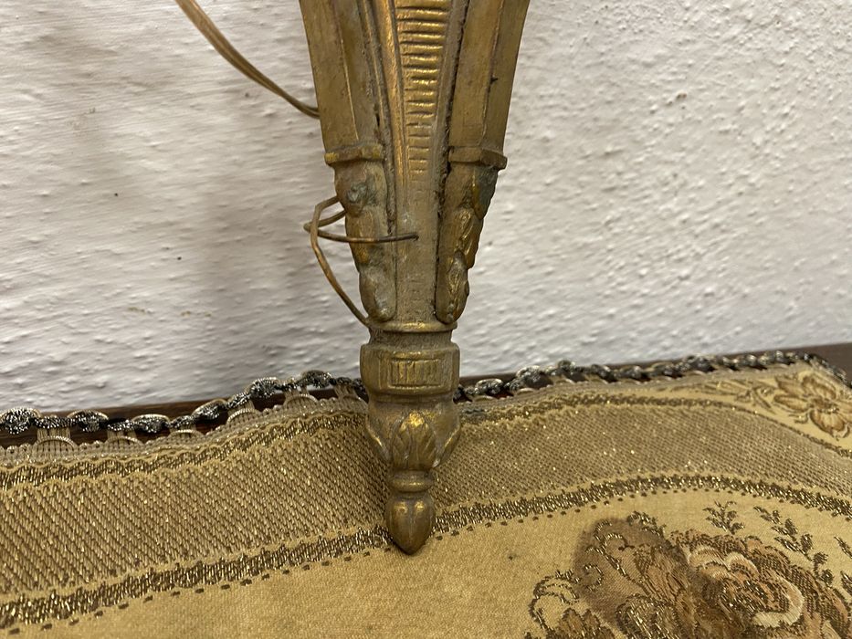 Френски аплик от масивен месинг