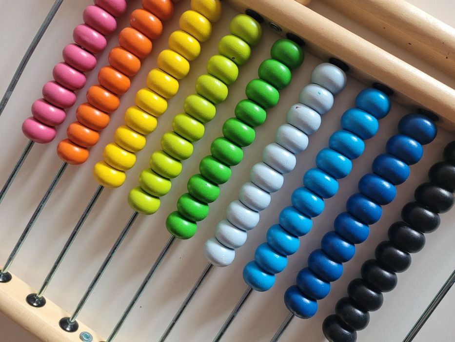 Счёты разноцветные