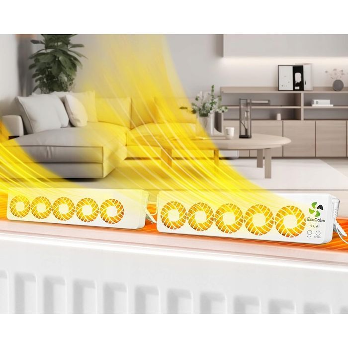 Set 2 Ventilatoare pentru radiator EcoCalm 2.0 cu controler inclus