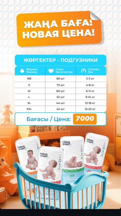 Мама знает трусики - подгузники всегда в наличии