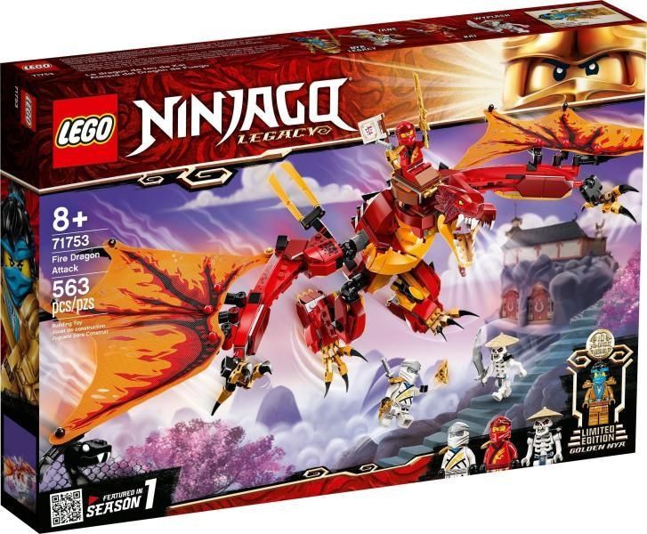 LEGO Ninjago 71753 - Dragonului de Foc - set de colectie