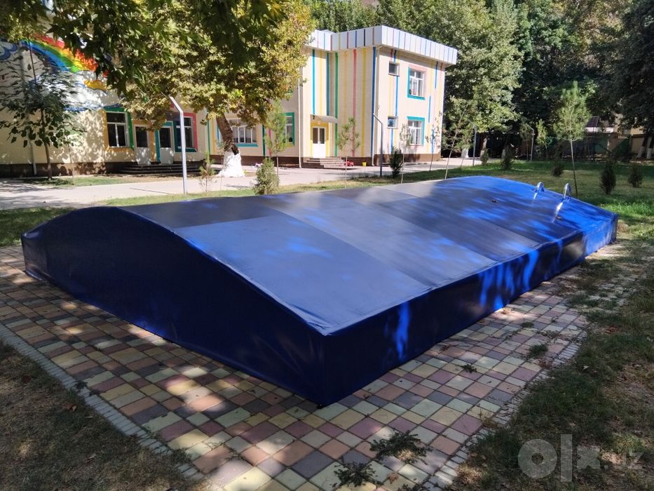 Установка банер басен и сварични работа дишевли