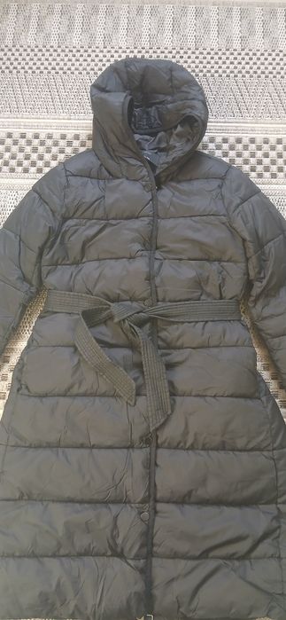 Geaca lunga neagra
