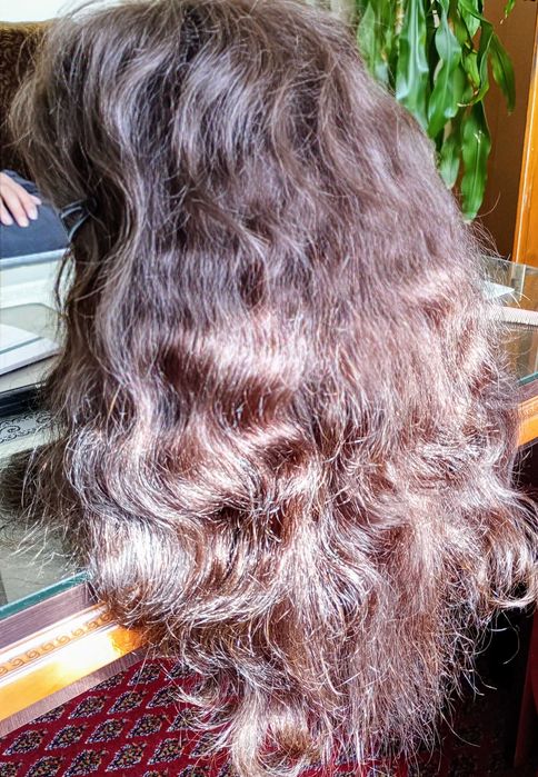 Дамска перука от естествен косъм