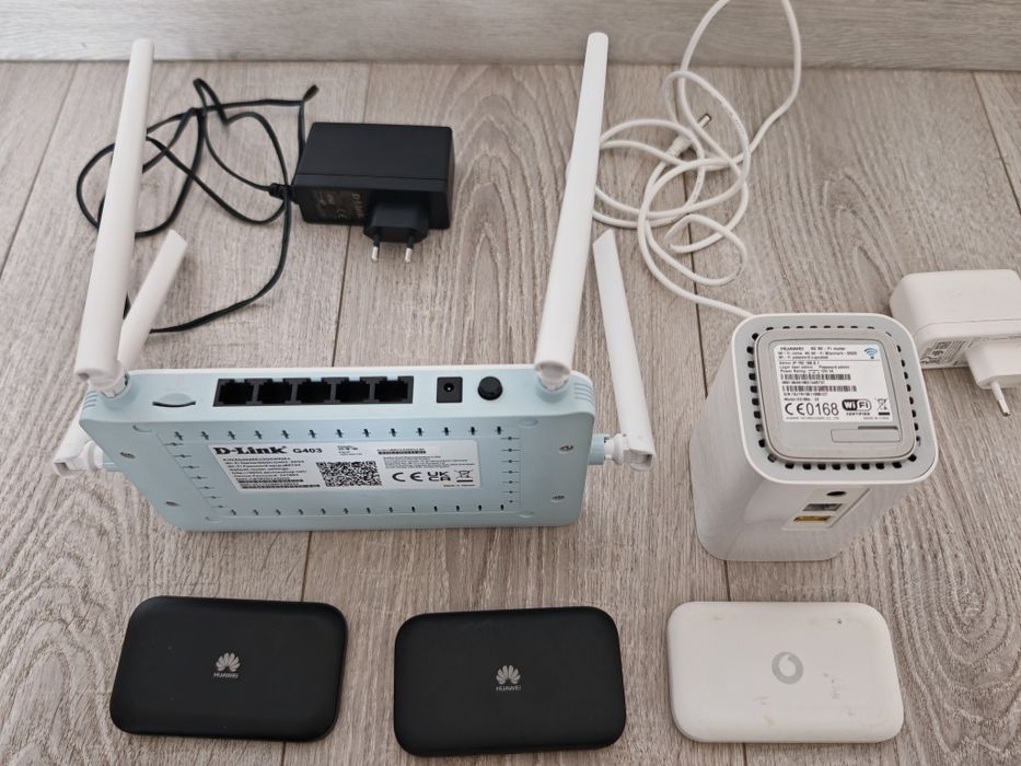 Routere mobile 4G wireless Huawei si D-link. Merg si cu DIGI