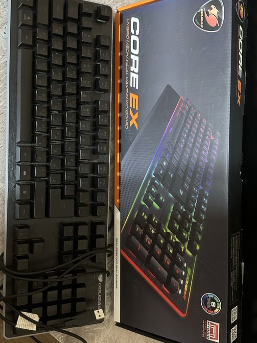 Монитор и клавиатура